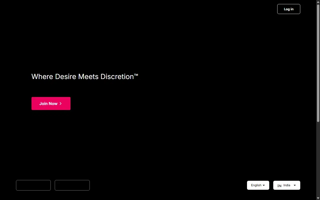 Ashley Madison homepage